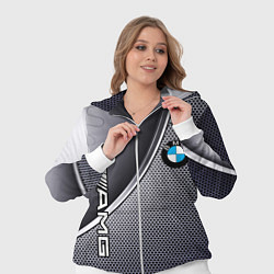 Женский 3D-костюм BMW metalic auto metal, цвет: 3D-белый — фото 2