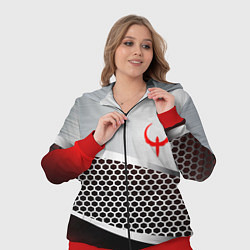 Женский 3D-костюм Quake metal steel, цвет: 3D-красный — фото 2