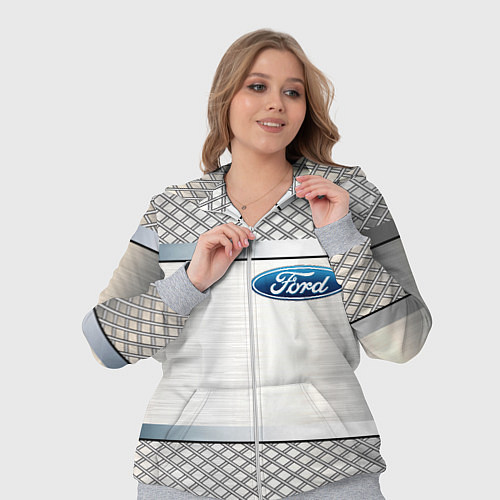 Женский костюм FORD metal steel auto / 3D-Меланж – фото 3