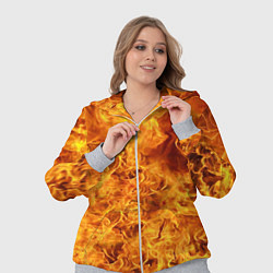 Женский 3D-костюм Весь в огне, цвет: 3D-меланж — фото 2