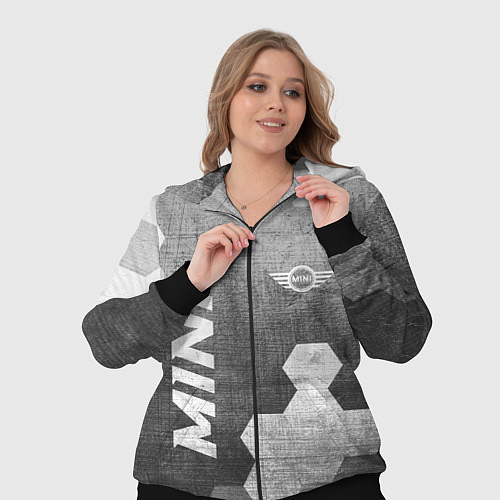 Женский костюм Mini - grey gradient вертикально / 3D-Черный – фото 3