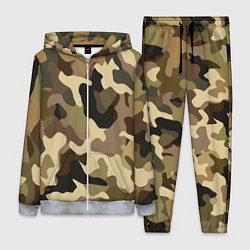 Женский 3D-костюм Милитари камуфляж, цвет: 3D-меланж