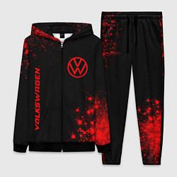 Женский костюм Volkswagen - red gradient вертикально