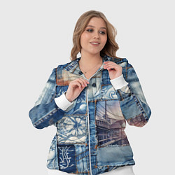 Женский 3D-костюм Пэчворк с мотивами аниме, цвет: 3D-белый — фото 2