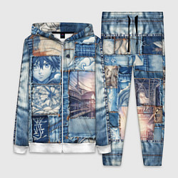 Женский костюм Пэчворк с мотивами аниме