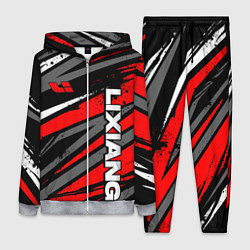 Женский 3D-костюм Lixiang - агрессивный красный, цвет: 3D-меланж