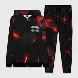 Женский костюм Arctic Monkeys - неоново красные плиты