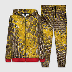 Женский 3D-костюм Красивая кожа змеи, цвет: 3D-красный