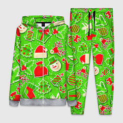 Женский костюм Новогоднее настроение паттерн