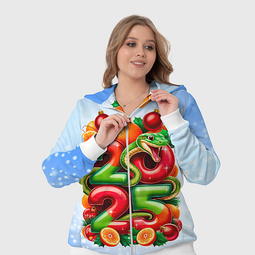 Женский костюм Змеи к нам приходят 2025 / 3D-Белый – фото 3