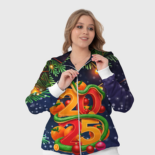 Женский костюм Змея и мандарины 2025 / 3D-Белый – фото 3