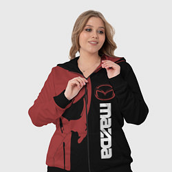 Женский 3D-костюм Mazda и череп, цвет: 3D-черный — фото 2