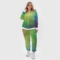 Женский 3D-костюм Цветной металл с градиентом, цвет: 3D-белый — фото 2