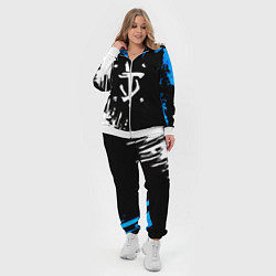 Женский 3D-костюм Doom краски лого текстура, цвет: 3D-белый — фото 2