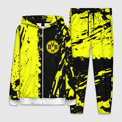 Женский 3D-костюм Borussia краски текстура, цвет: 3D-белый