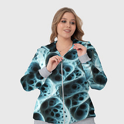 Женский 3D-костюм Белая пористая структура, цвет: 3D-меланж — фото 2