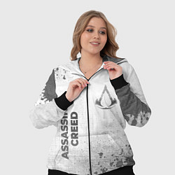 Женский 3D-костюм Assassins Creed - white gradient вертикально, цвет: 3D-черный — фото 2