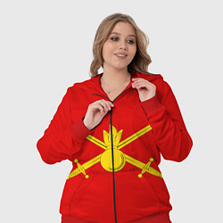 Женский 3D-костюм Сухопутные войска, цвет: 3D-красный — фото 2