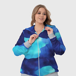 Женский 3D-костюм Камуфляж в синих оттенках, цвет: 3D-меланж — фото 2