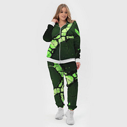 Женский 3D-костюм Объемный разлом плиты, цвет: 3D-белый — фото 2