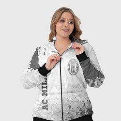 Женский 3D-костюм AC Milan - white gradient вертикально, цвет: 3D-черный — фото 2