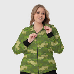 Женский 3D-костюм Зеленый камуфляж, цвет: 3D-черный — фото 2