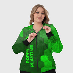 Женский 3D-костюм Poppy Playtime - green gradient по-вертикали, цвет: 3D-черный — фото 2