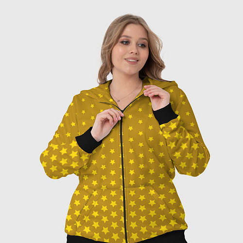 Женский костюм Золотые звезды / 3D-Черный – фото 3