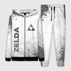 Женский 3D-костюм Zelda - white gradient вертикально, цвет: 3D-черный