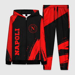 Женский 3D-костюм Napoli - red gradient вертикально, цвет: 3D-черный