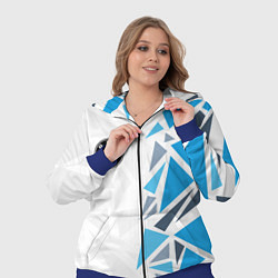 Женский 3D-костюм Бмв - фрагментация синяя, цвет: 3D-синий — фото 2