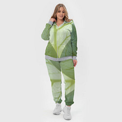 Женский 3D-костюм Макро съемка листа, цвет: 3D-меланж — фото 2