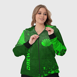 Женский 3D-костюм Daewoo - green gradient вертикально, цвет: 3D-черный — фото 2