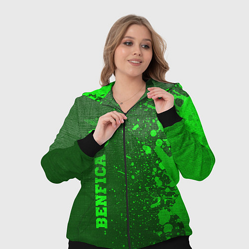 Женский костюм Benfica - green gradient по-вертикали / 3D-Черный – фото 3