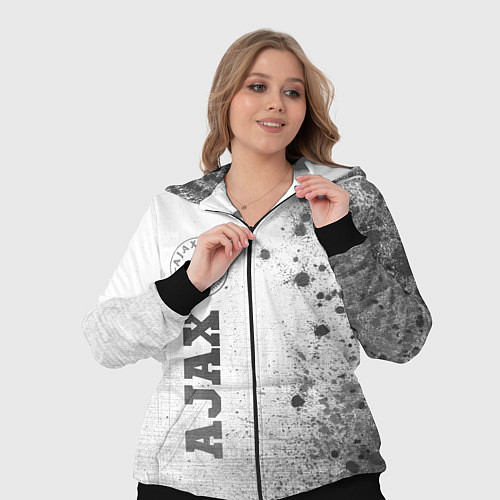 Женский костюм Ajax - white gradient по-вертикали / 3D-Черный – фото 3