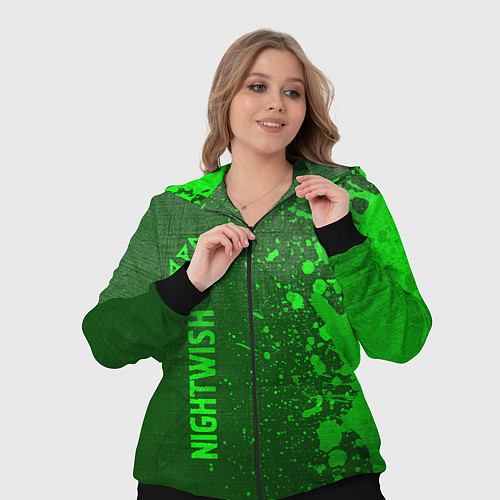 Женский костюм Nightwish - green gradient по-вертикали / 3D-Черный – фото 3