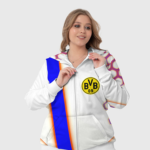 Женский костюм Borussia geometry sport / 3D-Белый – фото 3