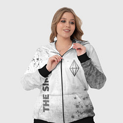 Женский 3D-костюм The Sims - white gradient вертикально, цвет: 3D-черный — фото 2