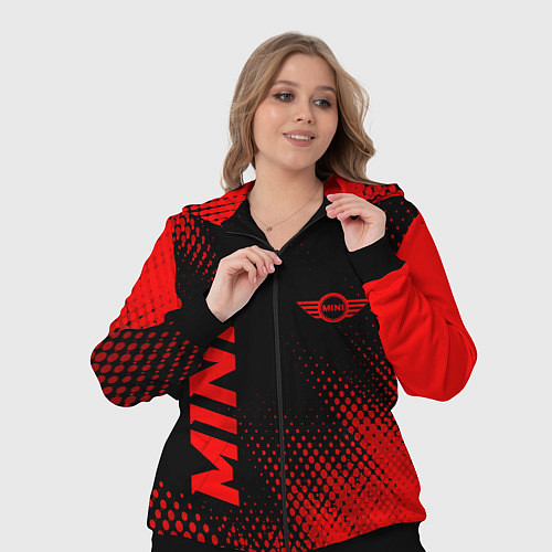 Женский костюм Mini - red gradient вертикально / 3D-Черный – фото 3