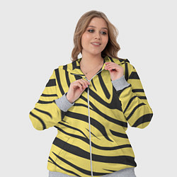 Женский 3D-костюм Светлый тигровый паттерн, цвет: 3D-меланж — фото 2