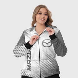 Женский 3D-костюм Mazda - white gradient вертикально, цвет: 3D-черный — фото 2