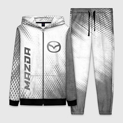 Женский 3D-костюм Mazda - white gradient вертикально, цвет: 3D-черный