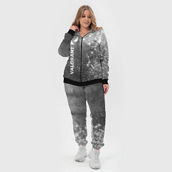 Женский 3D-костюм Valorant - grey gradient по-вертикали, цвет: 3D-черный — фото 2