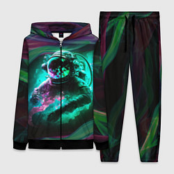 Женский 3D-костюм Космонавт неоновая дымка, цвет: 3D-черный