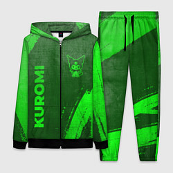 Женский костюм Kuromi - green gradient вертикально