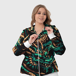 Женский 3D-костюм Японские драконы ирезуми, цвет: 3D-белый — фото 2