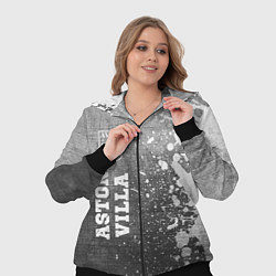 Женский 3D-костюм Aston Villa - grey gradient по-вертикали, цвет: 3D-черный — фото 2