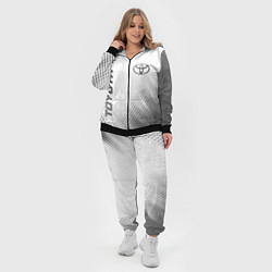 Женский 3D-костюм Toyota - white gradient вертикально, цвет: 3D-черный — фото 2