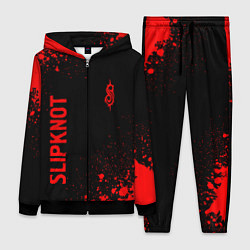 Женский 3D-костюм Slipknot - red gradient вертикально, цвет: 3D-черный