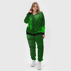 Женский 3D-костюм Within Temptation - green gradient вертикально, цвет: 3D-черный — фото 2